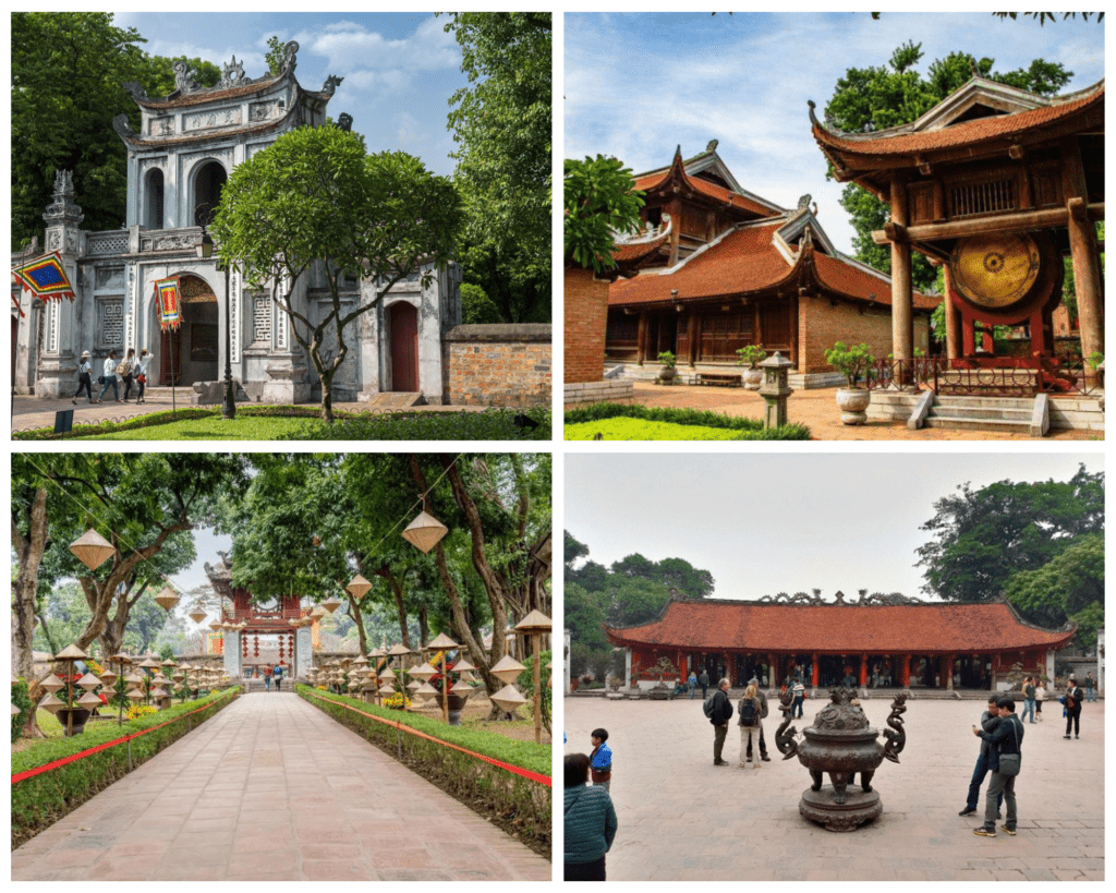The Temple of Literature is a popular tourist attraction in Hanoi