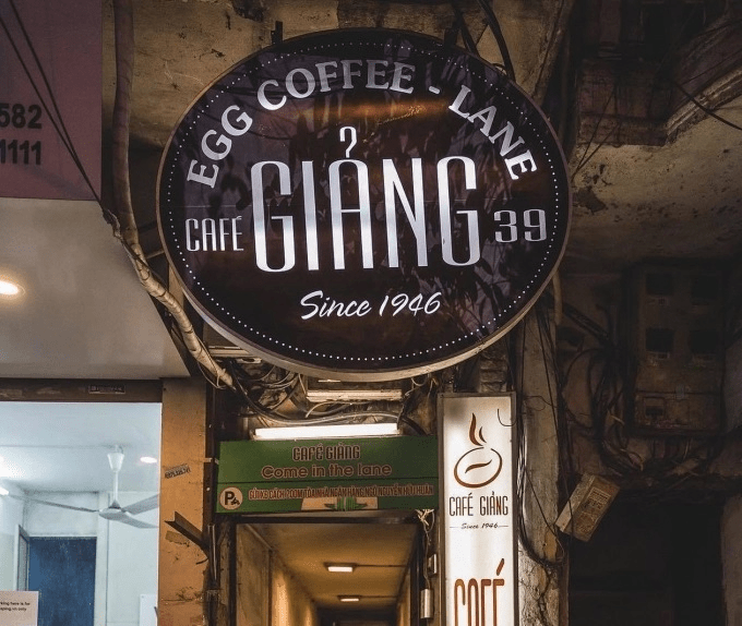 Cafe Giang, one of the best cafes in Hanoi, best cafes