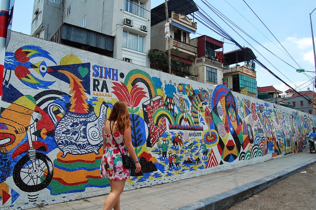 Take time to visit Hanoi Ceramic Mosaic Mural